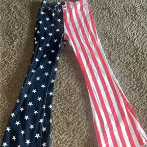 Patriotic Woman’s flare Jeans